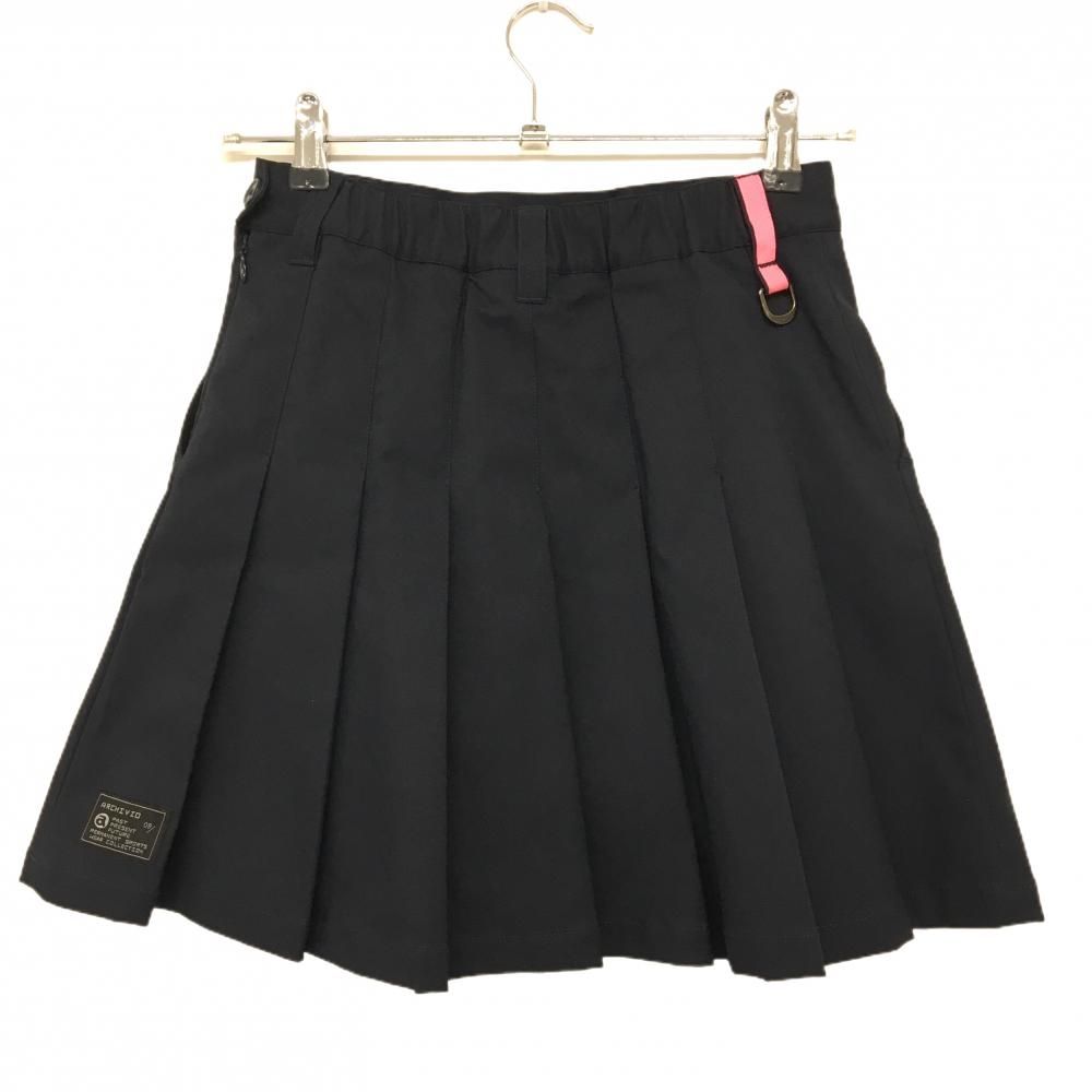 【フォロー割】 新品 アルチビオ×ニューエラゴルフ プリーツスカート サイズ36 超美品】アルチビオ×ニューエラ プリーツスカート ネイビー ロゴ蛍光