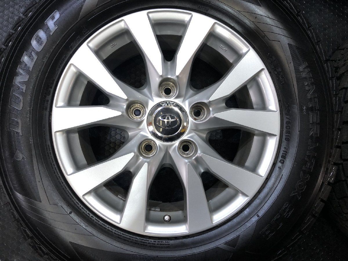 タイヤほぼ未走行【DL SJ8+ 285/60R18】スタッドレス【トヨタ ランクル200 AX 後期 純正ホイール 18インチ 8J5HPCD150+56】24年製 (VTN443) タイヤほぼ未走行【DL SJ8+ 285/60R18】スタッドレス【トヨタ ランクル