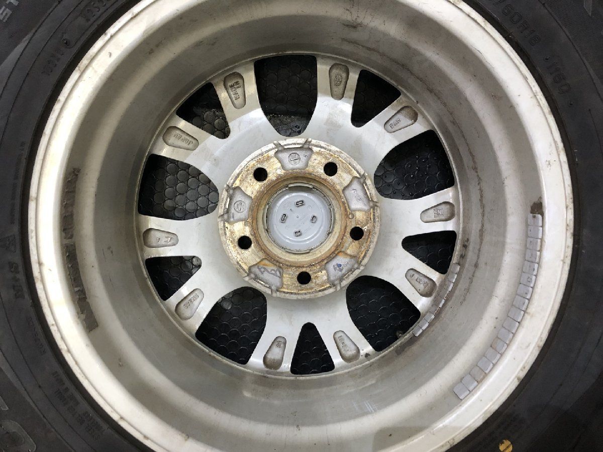 タイヤほぼ未走行【DL SJ8+ 285/60R18】スタッドレス【トヨタ ランクル200 AX 後期 純正ホイール 18インチ 8J5HPCD150+56】24年製 (VTN443) タイヤほぼ未走行【DL SJ8+ 285/60R18】スタッドレス【トヨタ ランクル