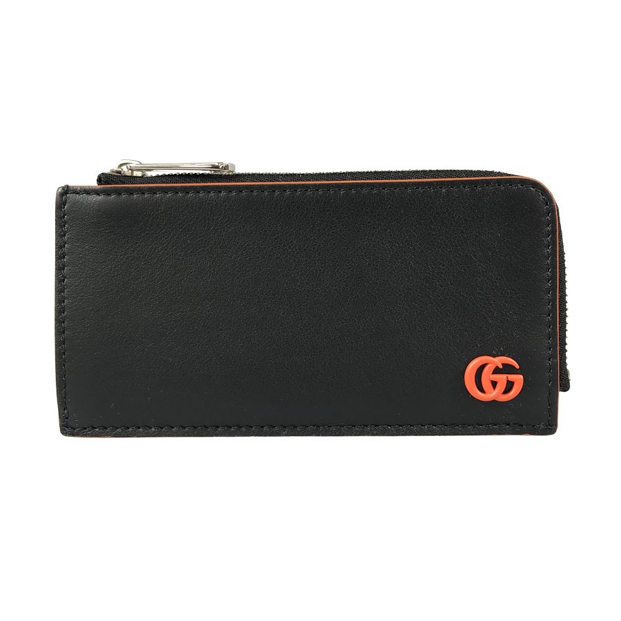 グッチ GUCCI ダブルG 835055 レザー フラグメントケース fhb【中古