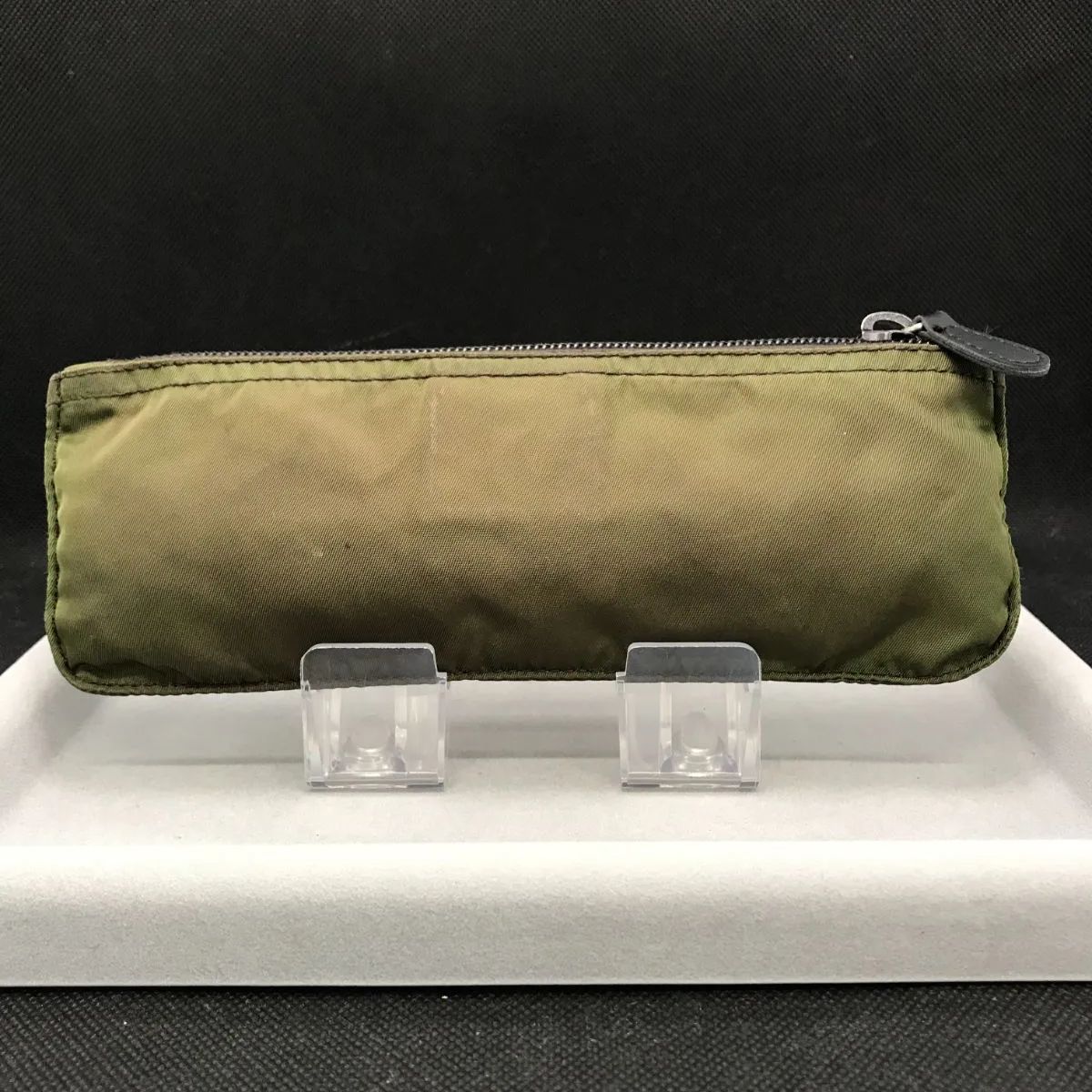 PRADA プラダ ペンケース テスート ナイロン カーキ ユニセックス