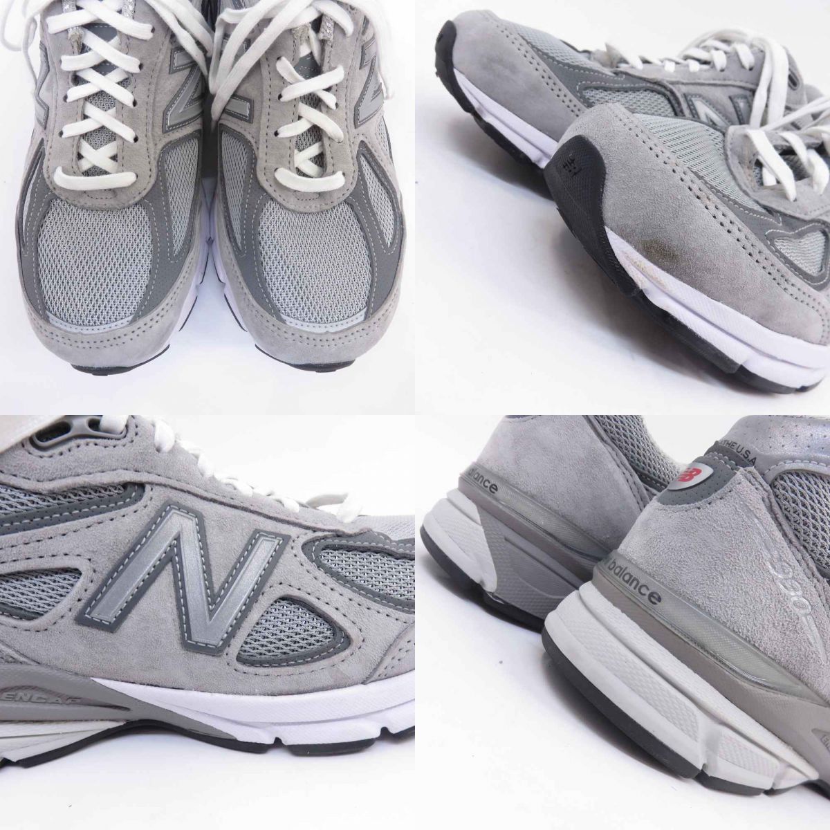 New Balance ニューバランス U990GR4 スニーカー US8.5 26.5cm 箱無し 