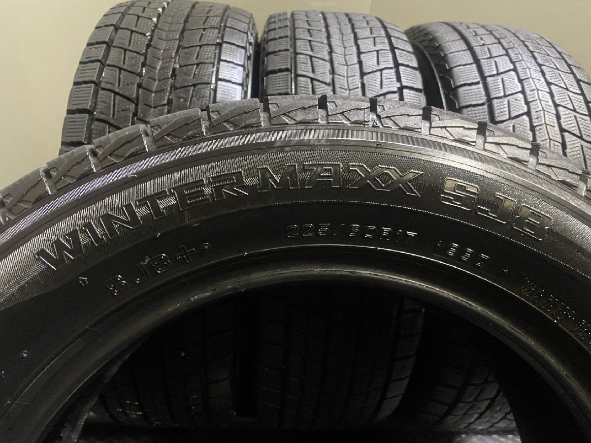 走行短め】DUNLOP WINTER MAXX SJ8+ 225/60R17 17インチ スタッドレス