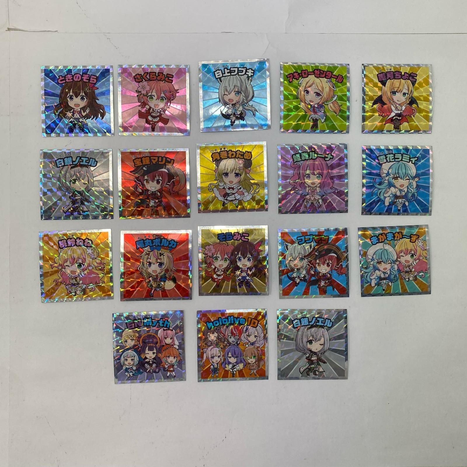 イオン広店】 ホロライブマンチョコ シール 全17種 【718】 - メルカリ