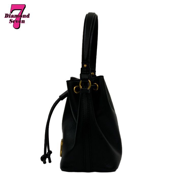 中古】VALENTINO バレンティノ Vロゴ シグネチャー バケットバッグ