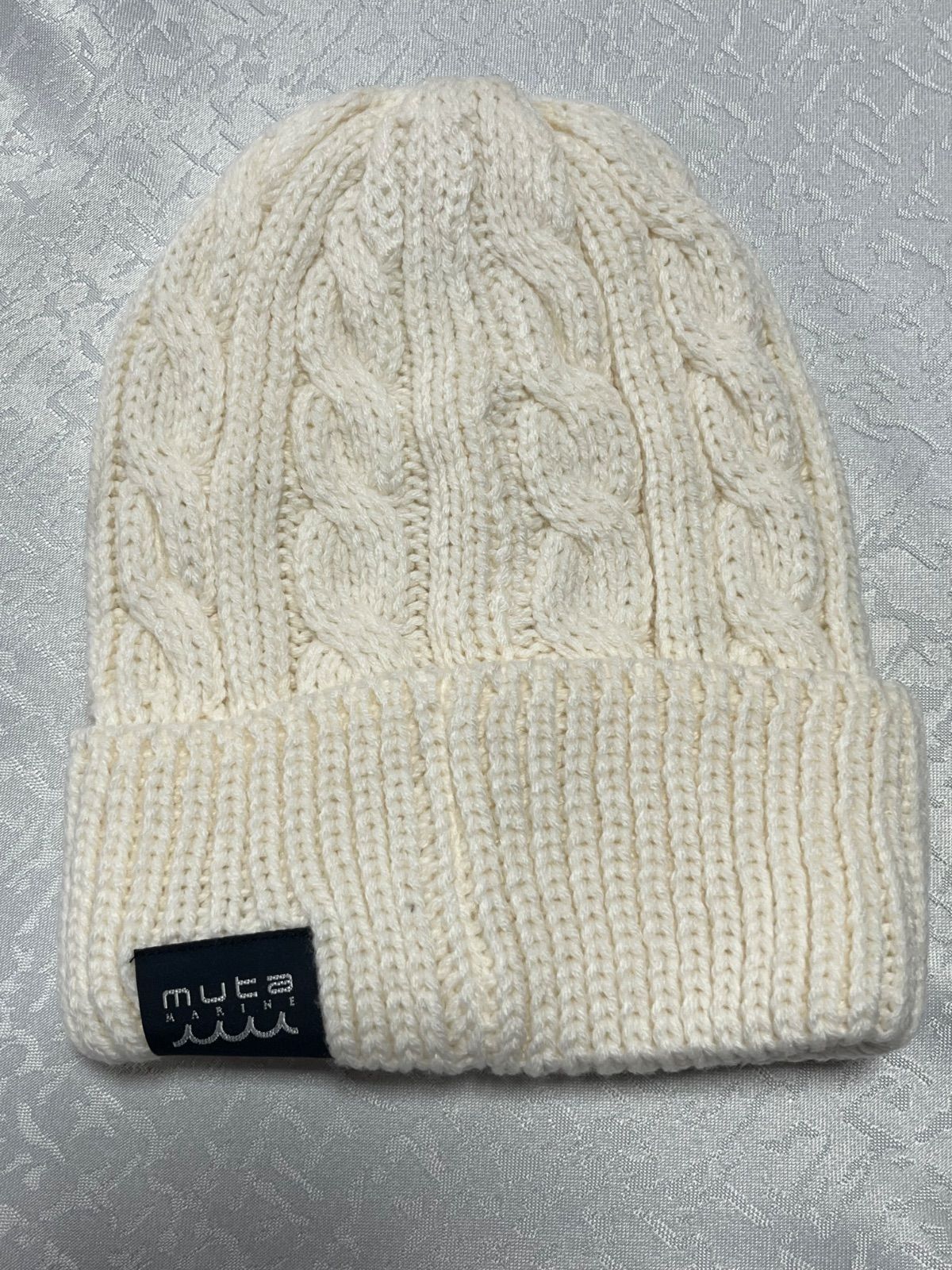 マル　muta marine /ムータ ホワイトニットケープ 新作入荷!!】 KNIT Drivers マリン/別注 MARINE/ムータ muta ホワイト