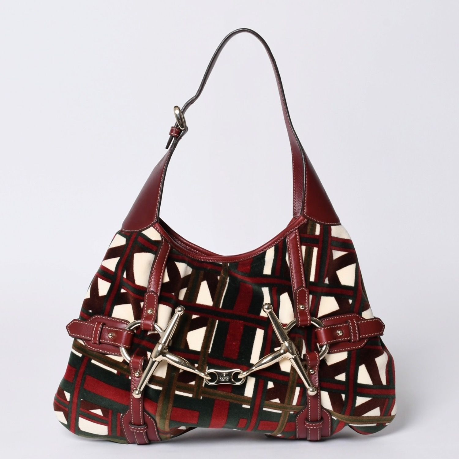 極美品 GUCCI グッチ 85周年記念 ホースビット ホーボー ワン 