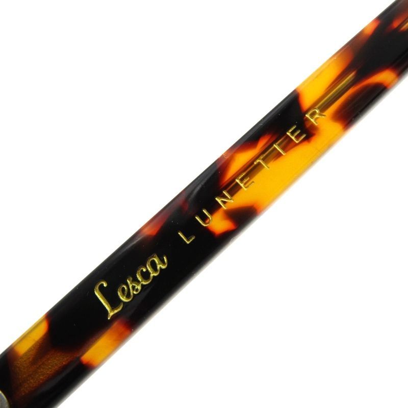 未使用 Lesca LUNETIER レスカ ルネティエ メガネフレーム PICA フランス製 ピカ クラウンパント H827 イエローハバナ 54000777 未使用 Lesca LUNETIER レスカ ルネティエ メガネフレーム PICA