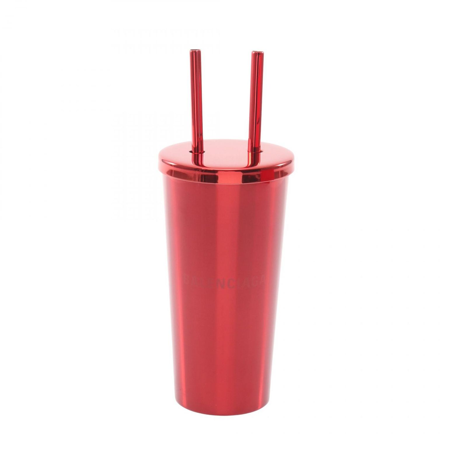 バレンシアガ BALENCIAGA 食器 ロゴ タンブラー ノベルティ レッド 