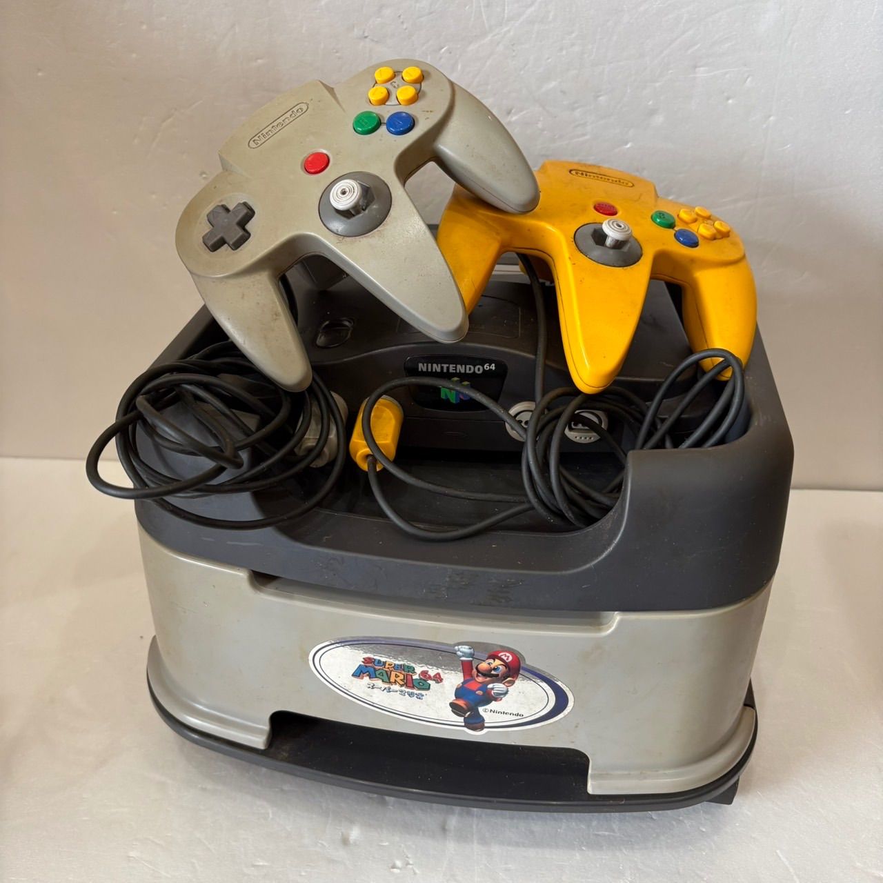 Nintendo 64 本体ソフトセット】マリオ カセット収納 任天堂 - メルカリ