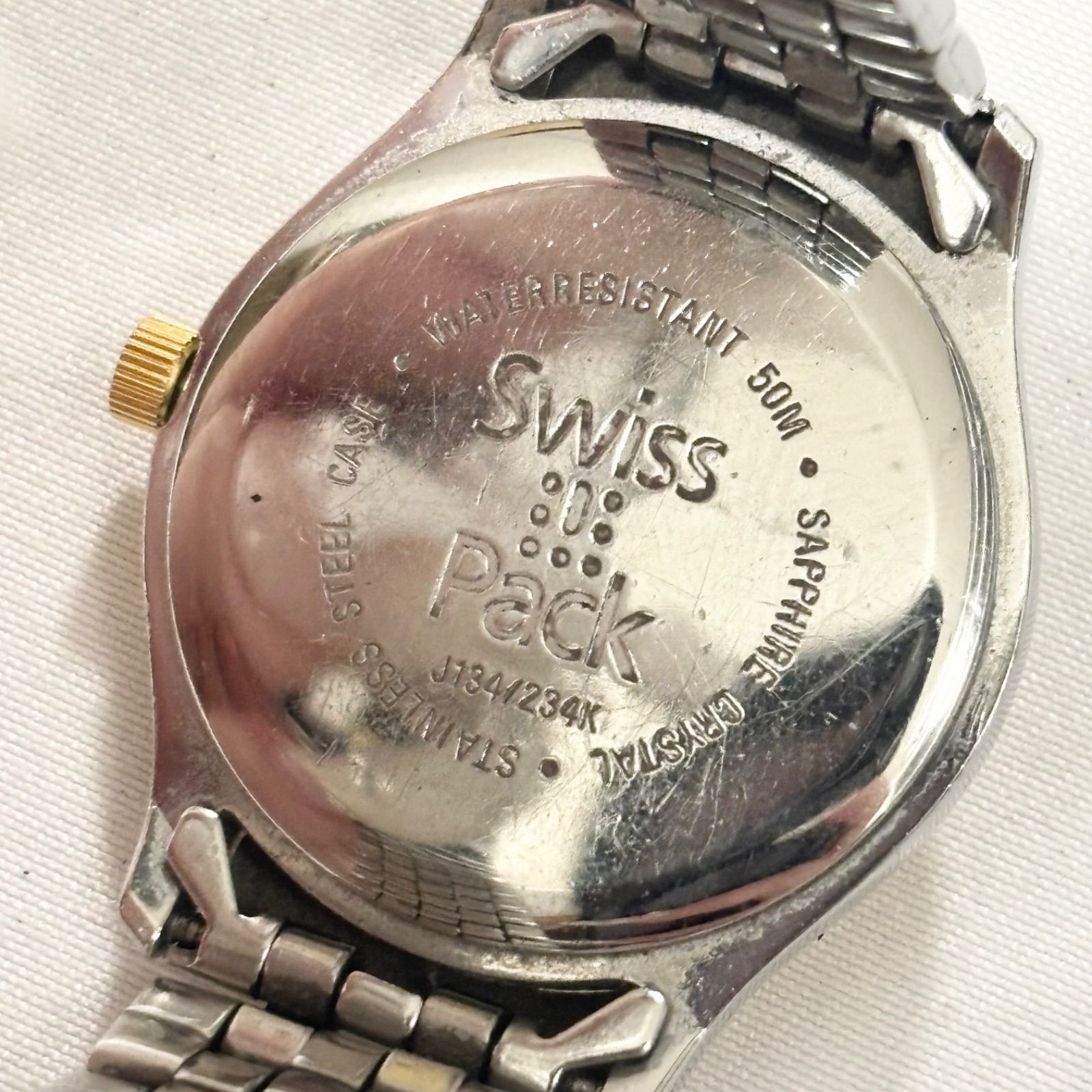送料無料】TISSOT/ティソ/PR50/ホワイト×シルバー×ゴールド/デイト