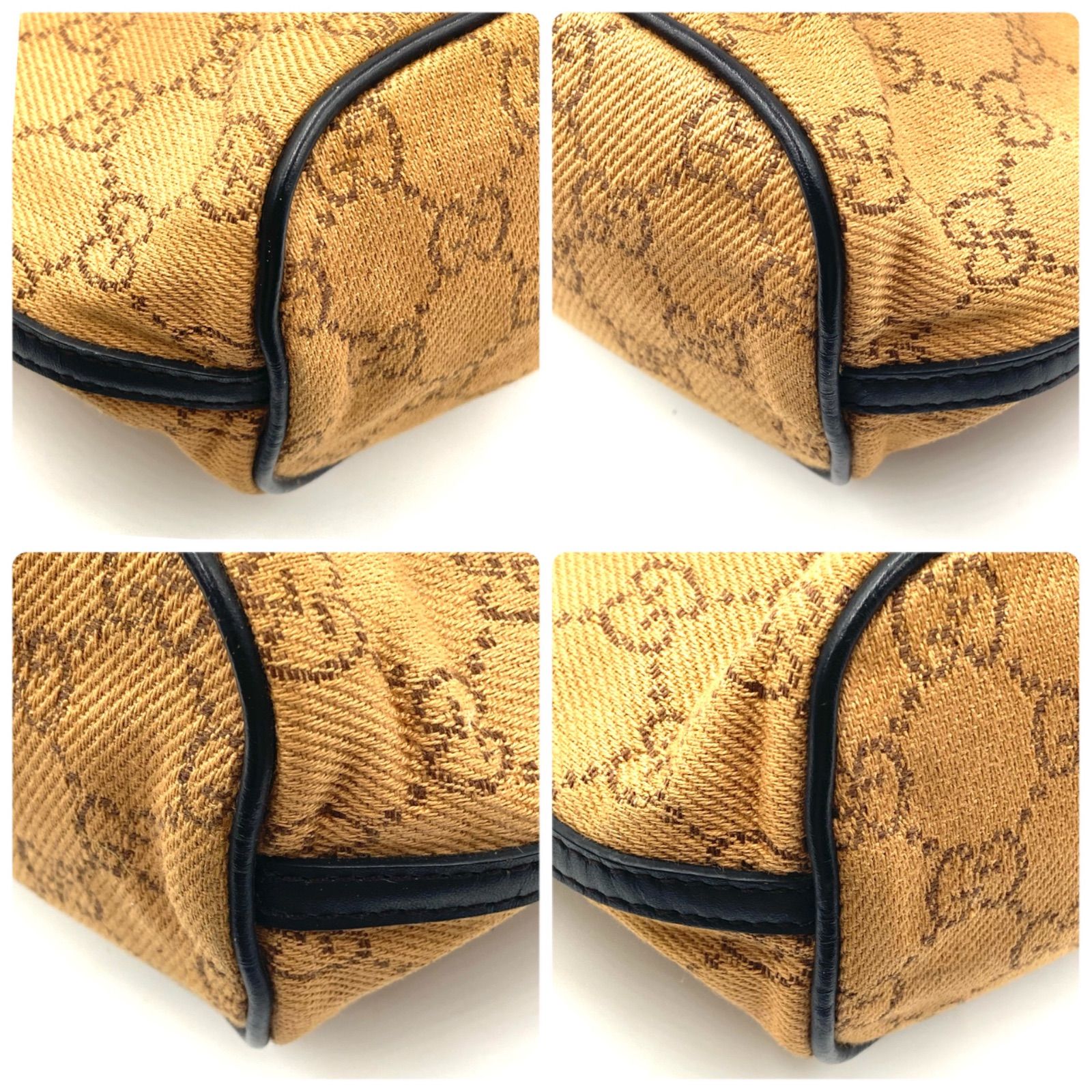 □訳あり極上美品□GUCCI グッチ GGキャンバス×レザー アクセサリー 