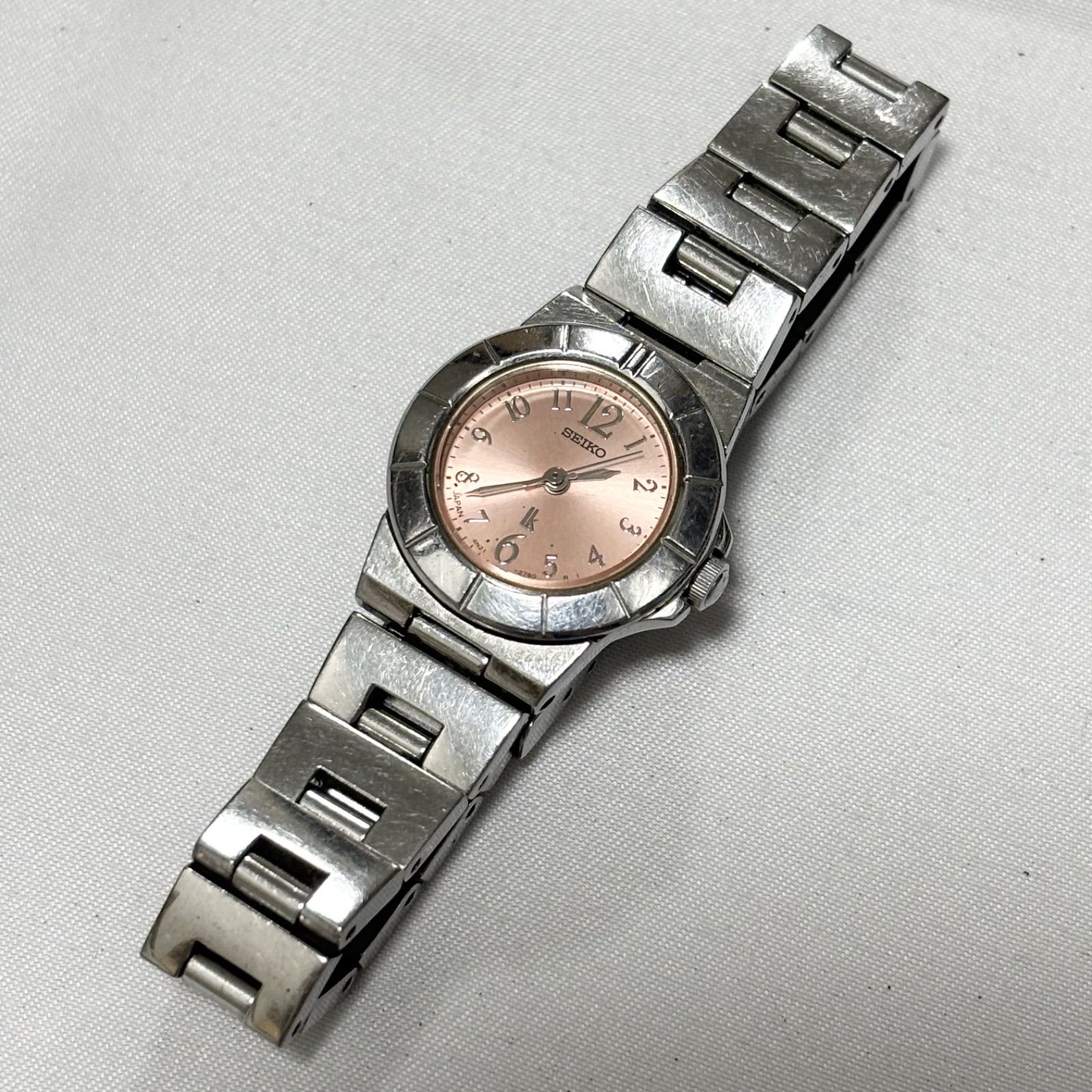 送料無料】SEIKO/セイコー/ルキア/4N21-1130/ピンク×シルバー/クォーツ 