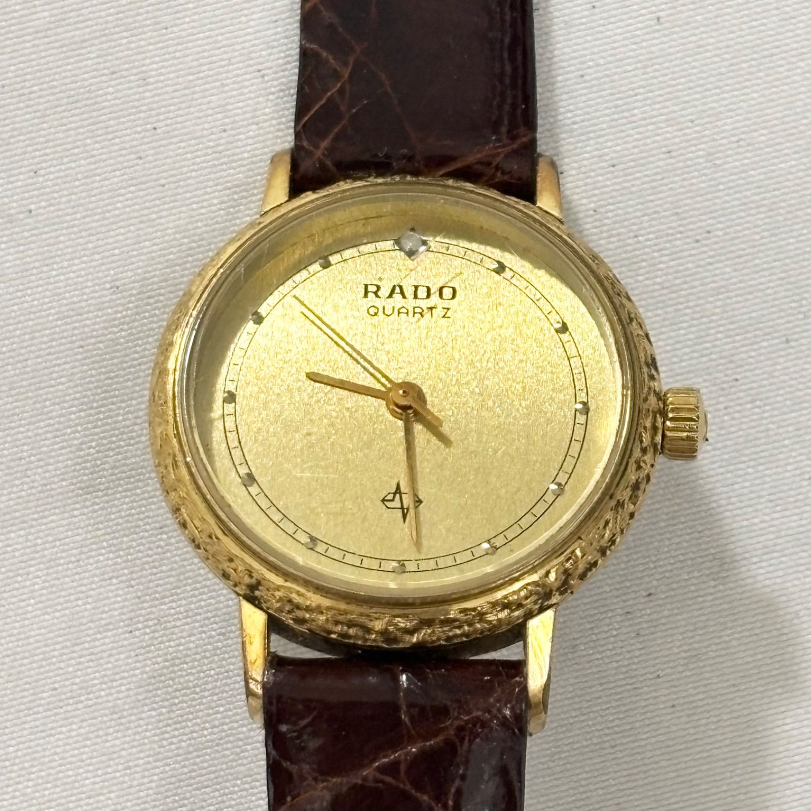 送料無料】RADO/ラドー/110.5113.2/ゴールド×ブラウン/クォーツ腕時計 