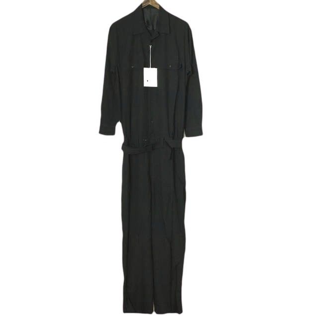 un/unbient アン 日本製 Rayon Jumpsuit オールインワン UNAL01 2 BLACK ジャンプスーツ アンビエント ツナギ 定価59,400円【新古品】【中古】【un/unbient】 新品 un/unbient アン 日本製 Rayon Jumpsuit オールインワン UNAL01 2