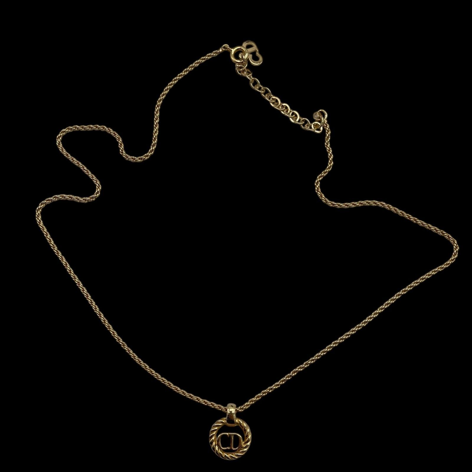Christian Dior クリスチャンディオール ネックレス アクセサリー CD 