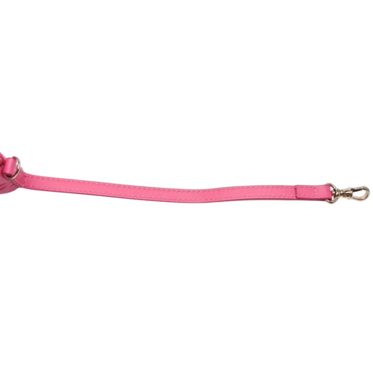 極美品 FENDI フェンディ フリンジポーチ ミニ 8M0244 2220-BRF-108 ピンク ゴールド金具 レザー 中古 4a001112 FENDI - 極美品 FENDI フェンディ フリンジポーチ ミニ 8M0244 2220