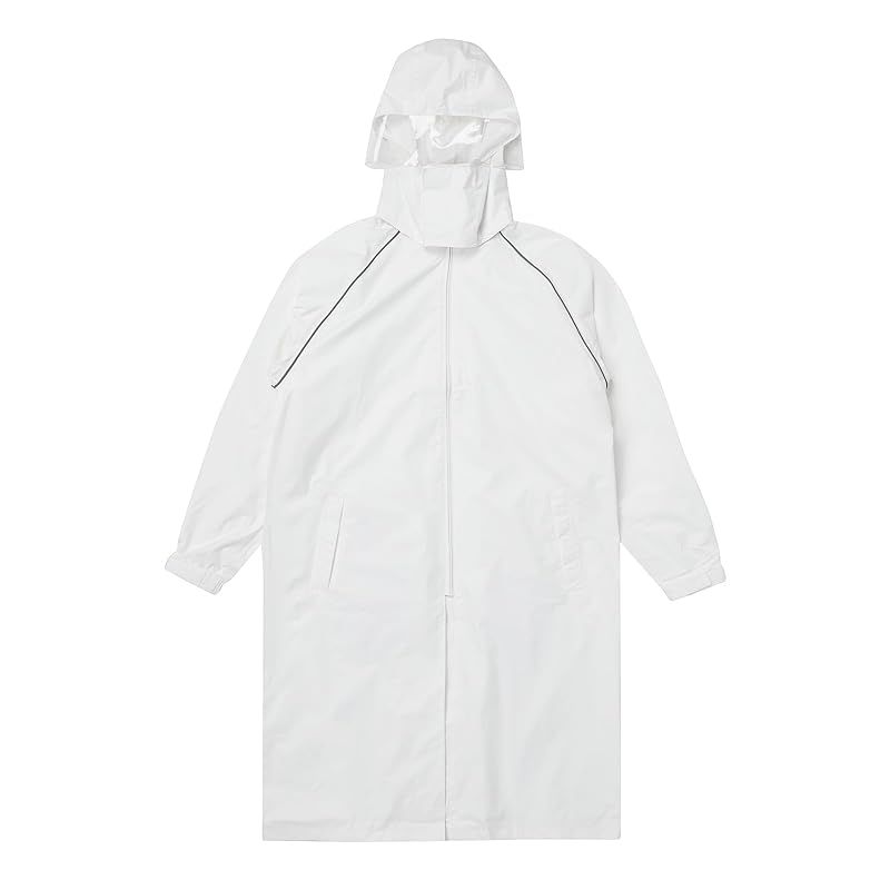 【新品】 [トンボ学生服] 女子 レインコート レインジョイ 軽量コートタイプ 白 R5030-01 LL 1