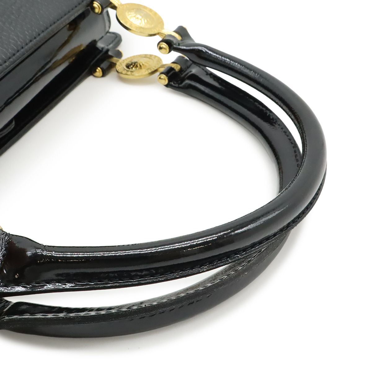 ジャンニベルサーチ　Gianni Versace  ストラップ GIANNI VERSACE ジャンニ ヴェルサーチ ロゴ サンバースト ショルダー