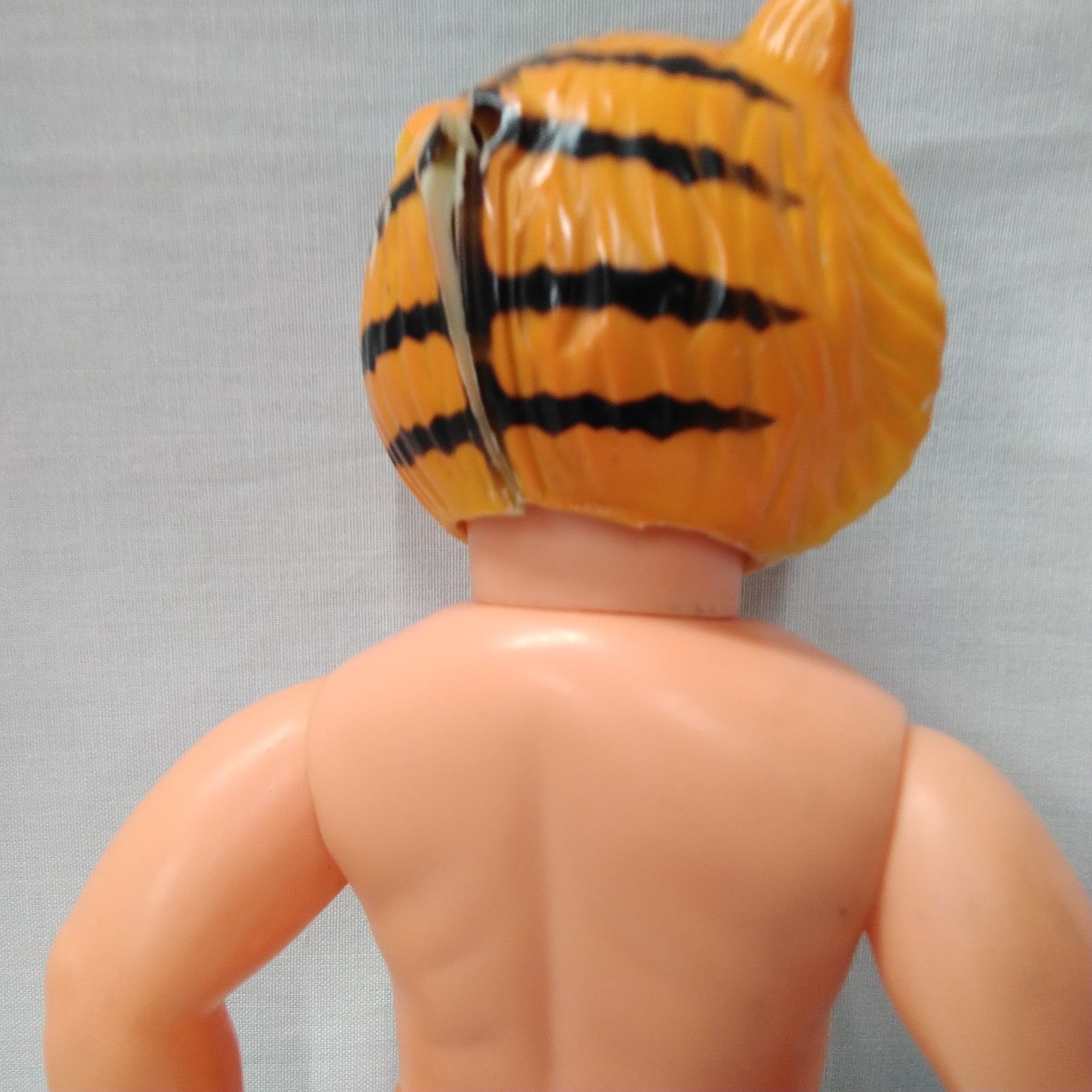 中嶋製作所 タイガーマスク フィギュア ソフビ 面取れ 当時物 アニメ 