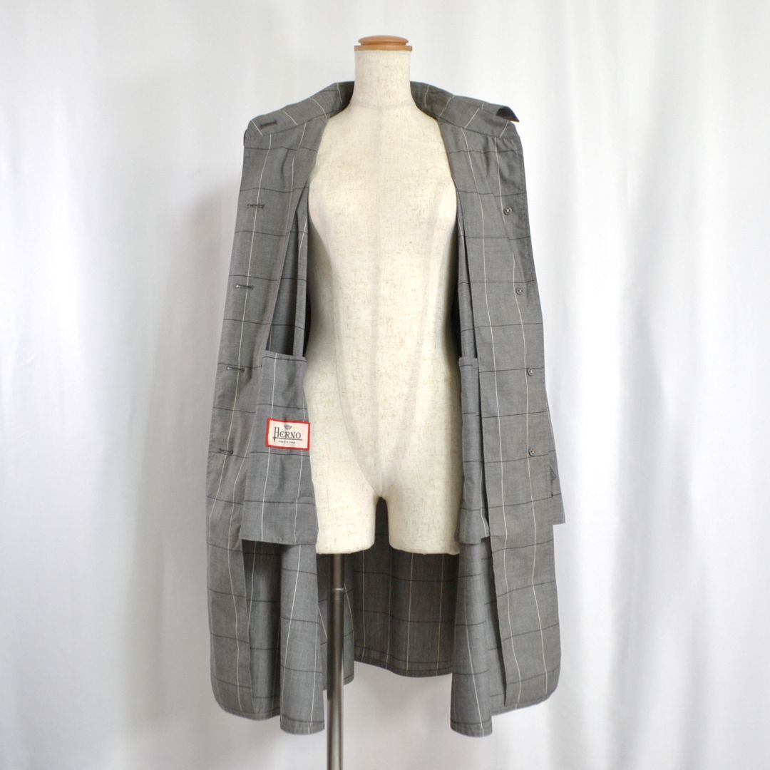 美品】HERNOヘルノ 80s〜90s イタリア製 ヴィンテージ チェック柄 