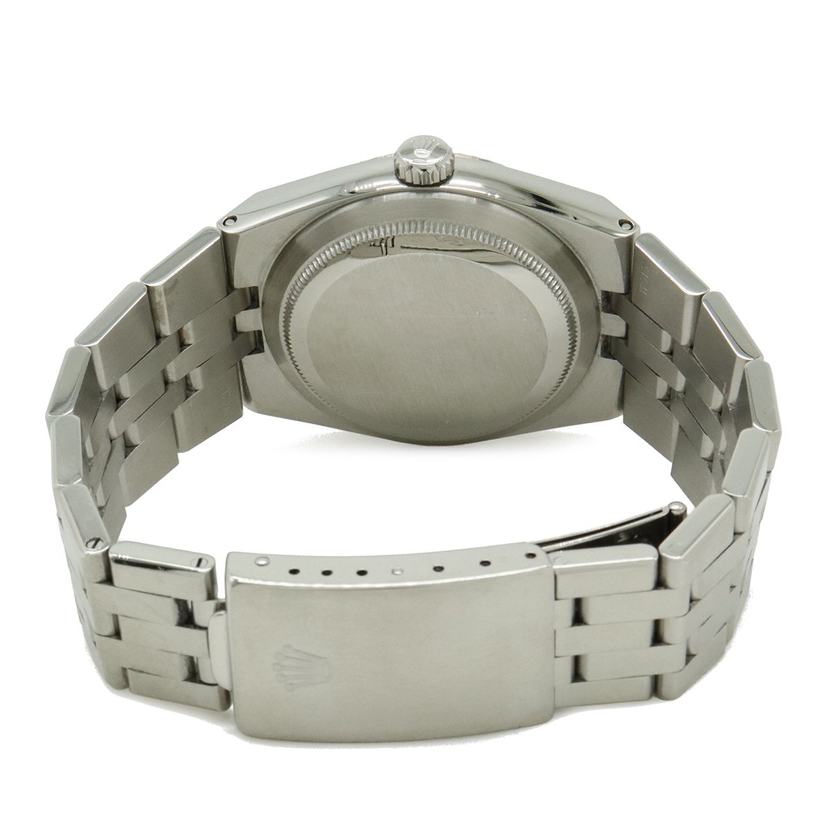 ROLEX ロレックス デイトジャスト シルバー文字盤 SS K18WG E番 メンズ