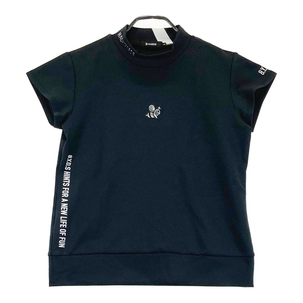 サイズ：L 8YARDS ハチヤーズ ハイネック半袖Tシャツ ブラック系