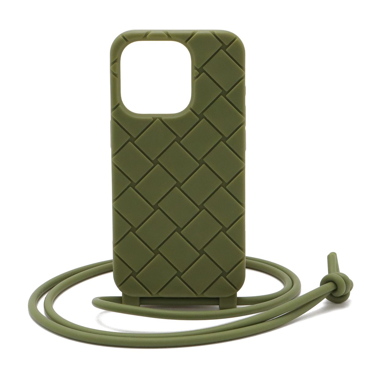 ★BOTTEGA VENETA iPhoneケース★オリーブ ボッテガ BOTTEGA VENETA ボッテガ ヴェネタ イントレチャート iPhone15 Pro