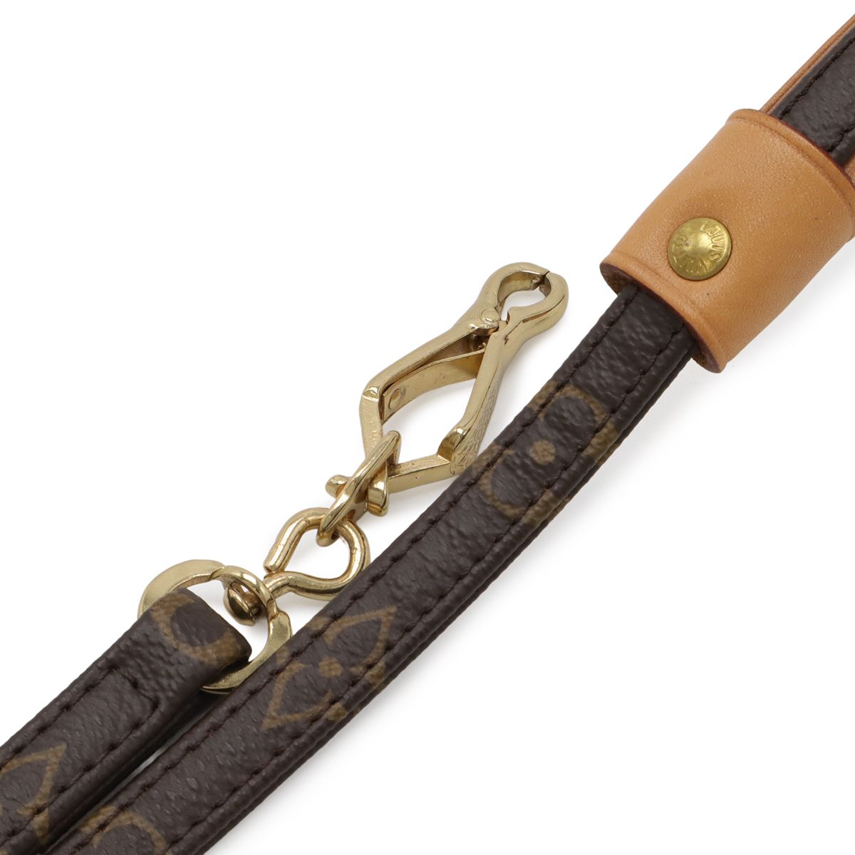 LOUIS VUITTON ルイ ヴィトン モノグラム レッス バクスターMM ドッグ