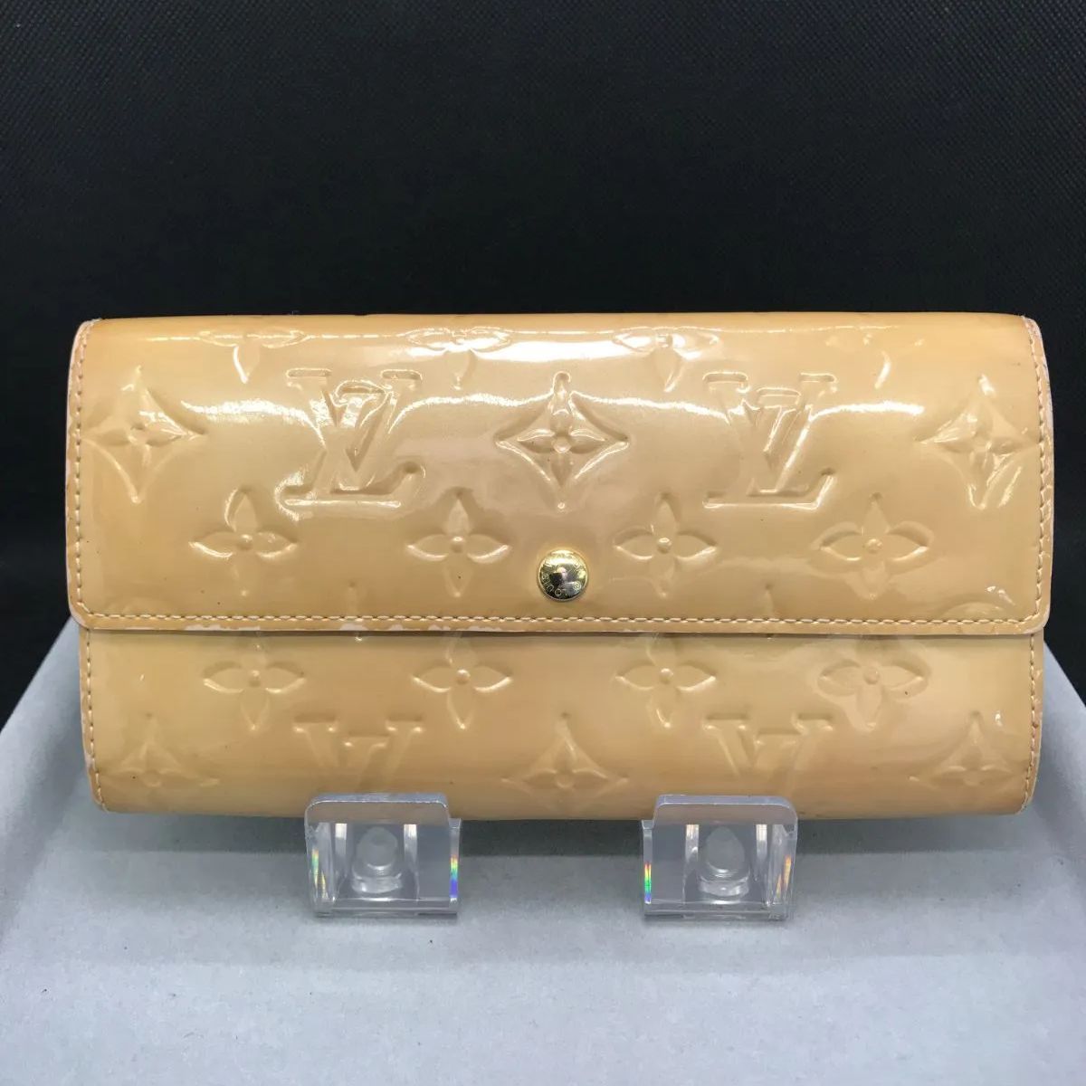 LOUIS VUITTON ルイヴィトン 長財布 ポルトフォイユサラ ヴェルニ 