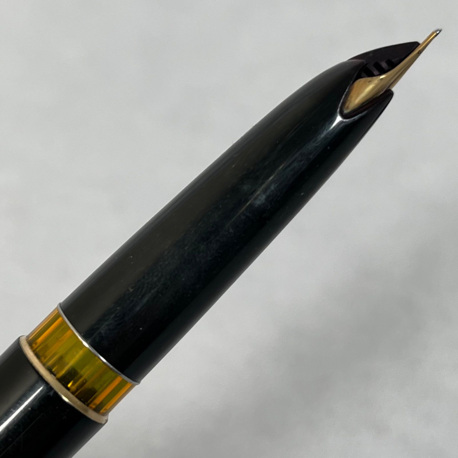 管2603-258】MONTBLANC モンブラン 万年筆 ブラック ゴールドカラー