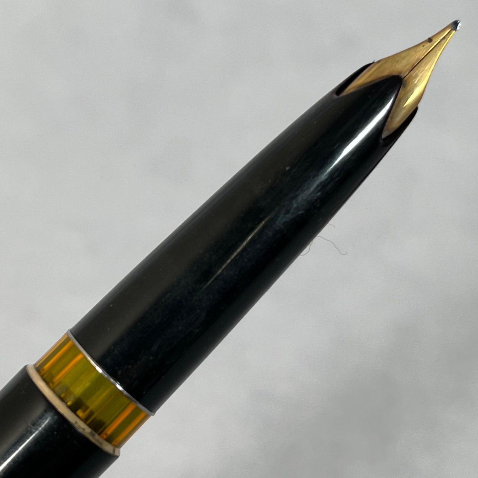 管2603-258】MONTBLANC モンブラン 万年筆 ブラック ゴールドカラー