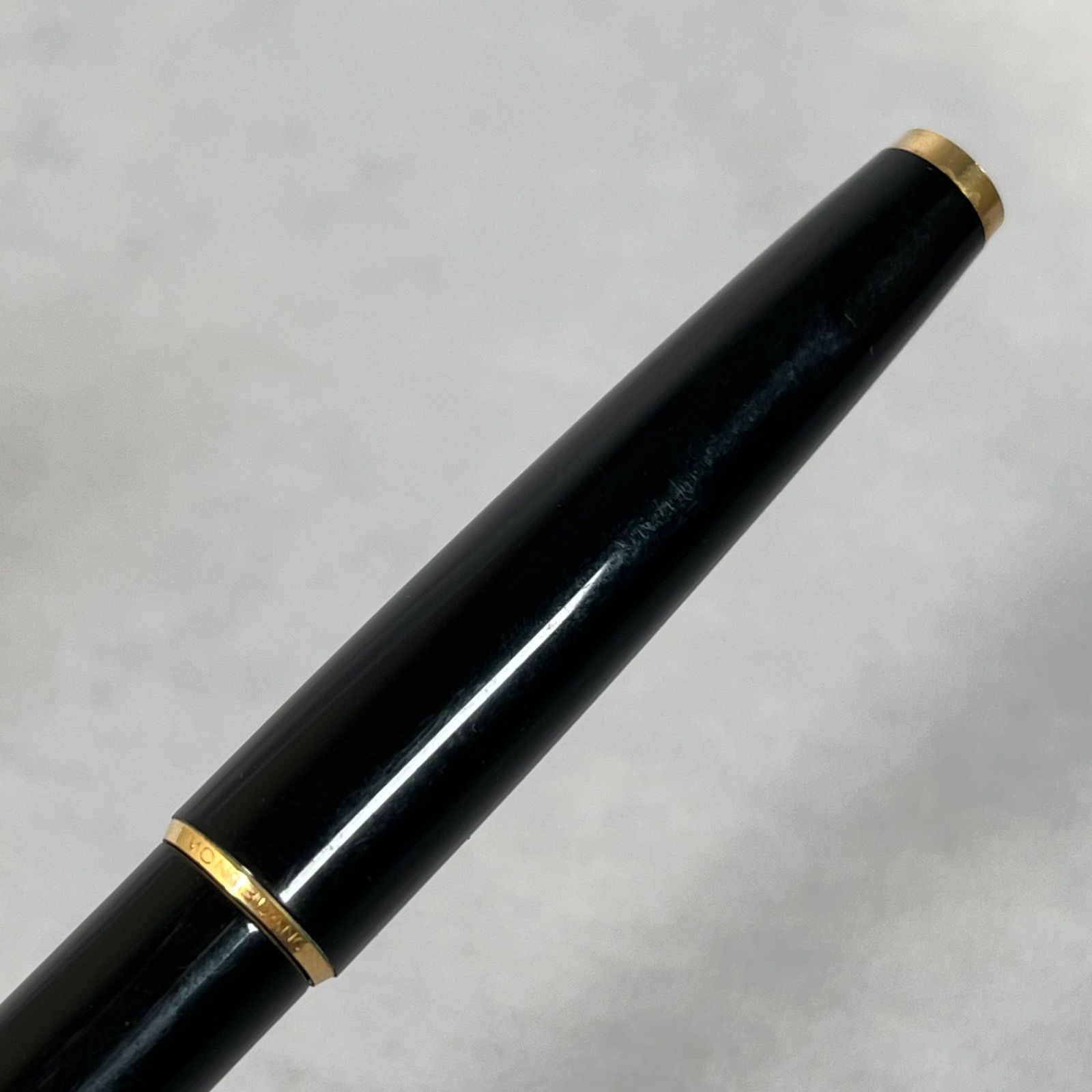 管2603-258】MONTBLANC モンブラン 万年筆 ブラック ゴールドカラー