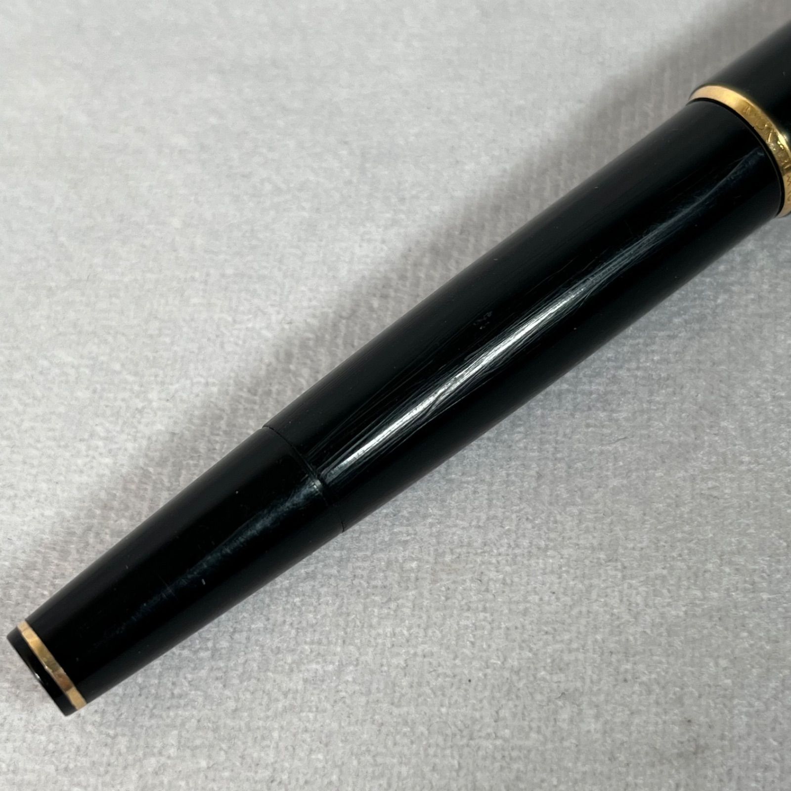 管2603-258】MONTBLANC モンブラン 万年筆 ブラック ゴールドカラー