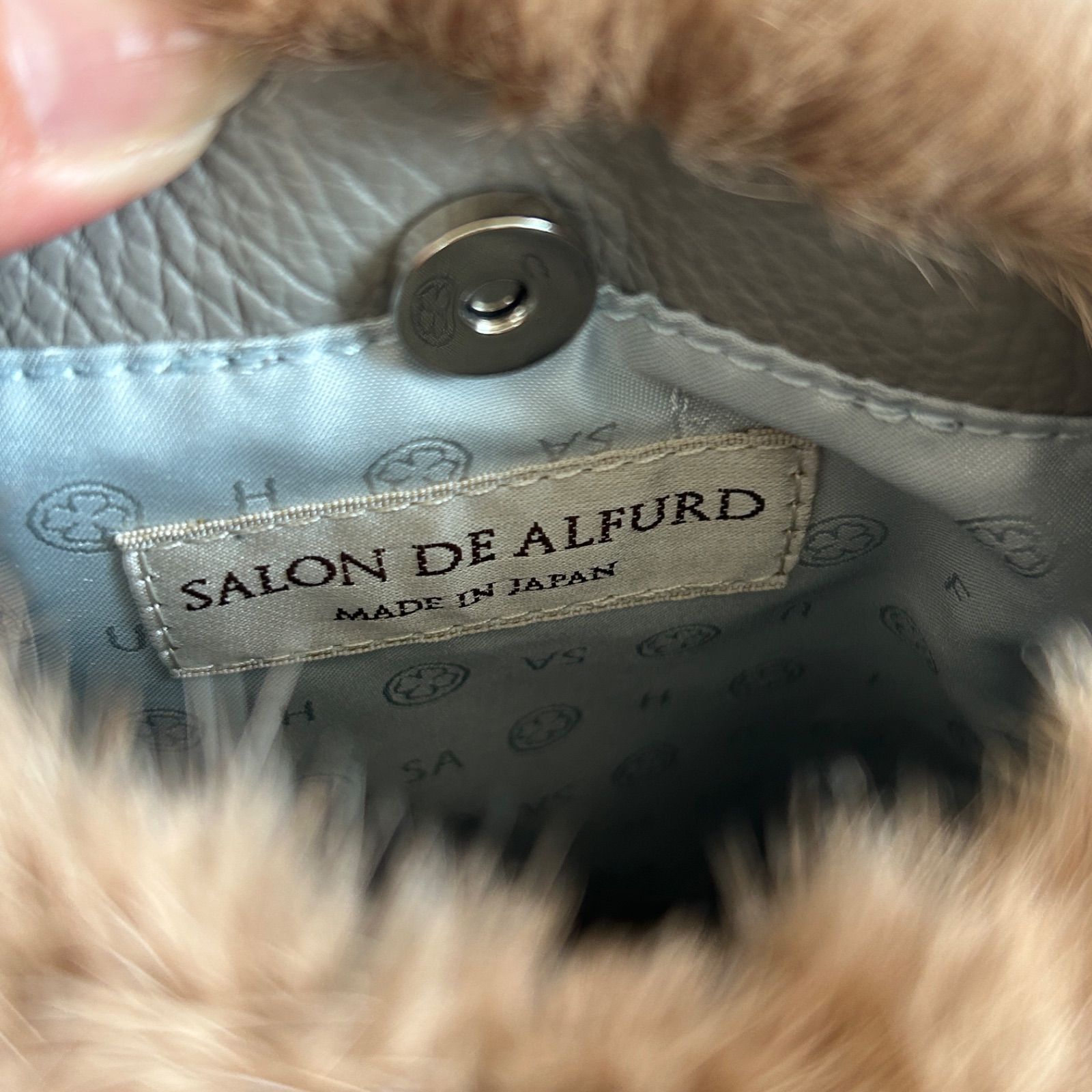 SALON DE ALFURD サロンドアルファード ショルダーバッグ ファー 