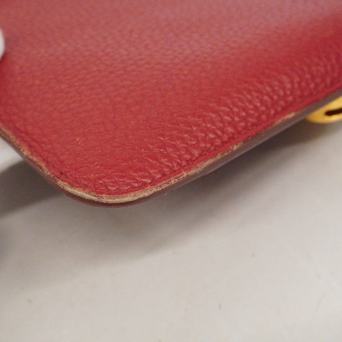 【6dd4437】エルメス 長財布 ドゴンGM トゴ ルージュカザック □Q刻印【中古】メンズ レディース ユニセックス HERMES - 【6dd4437】エルメス 長財布 ドゴンGM トゴ ルージュカザック