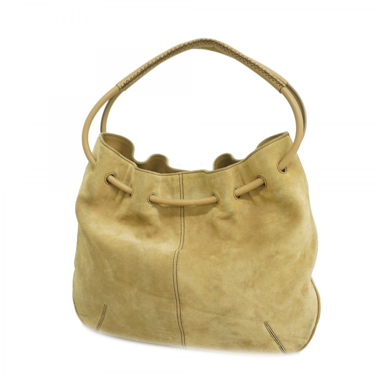 【最終お値下げ・中古】サルバトーレ フェラガモ　スウェードショルダーバッグ 中古・古着通販】Salvatore Ferragamo (サルヴァトーレ フェラガモ