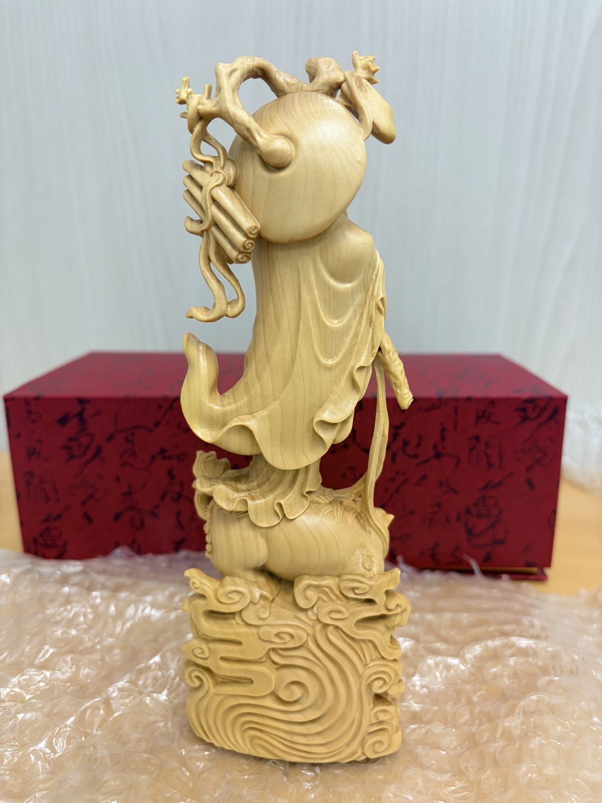 時代物　 木彫　特大　達磨大師像　 仏像　 仏教美術　東洋彫刻　江戸期～明治期 新品】dsdsad 達磨大師 仏像 木彫り ツゲ製高級木彫り 仏陀彫刻 美術品
