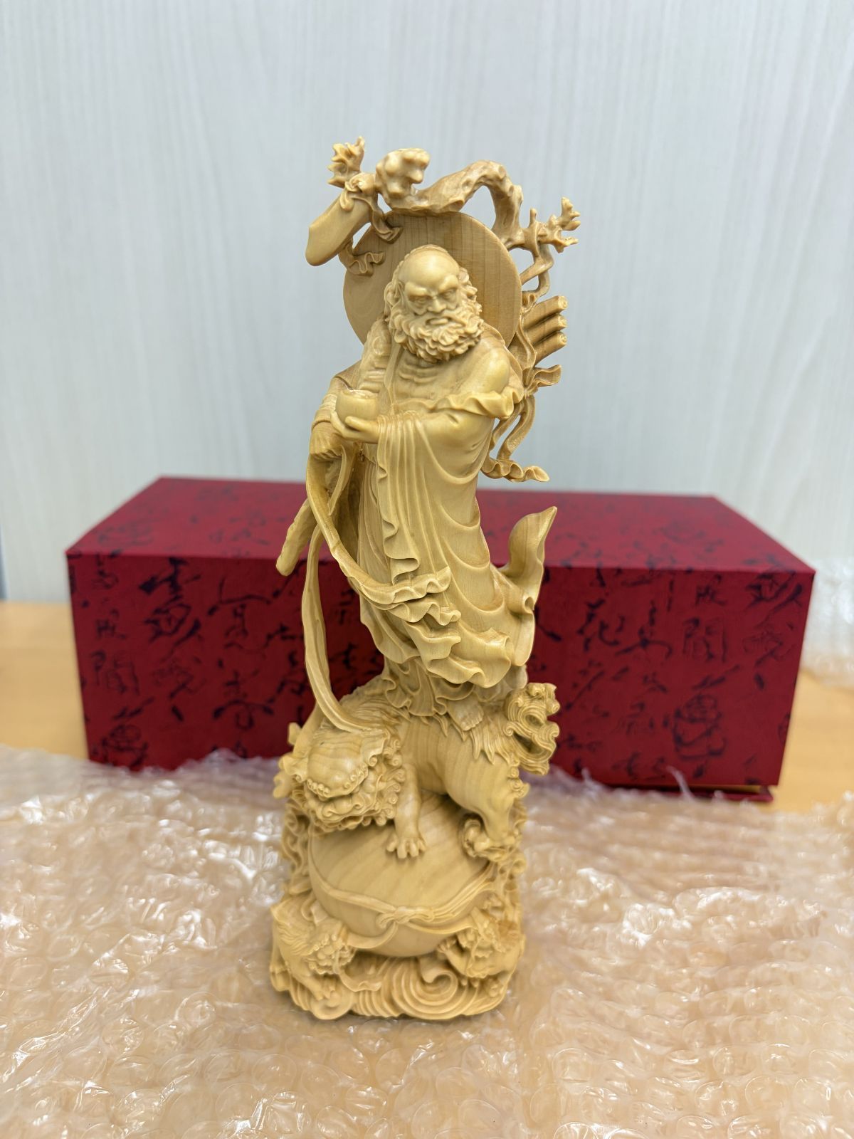 開運】dsdsad 達磨大師 仏像 木彫り ツゲ製高級木彫り 仏陀彫刻 美術品