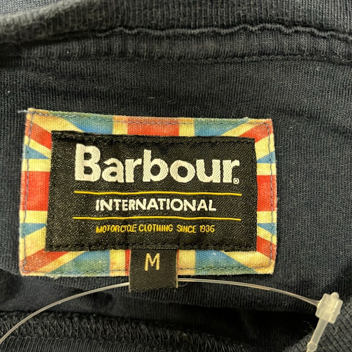 Barbour(バーブァー) 半袖Tシャツ サイズＭ M レディース美品  - ネイビー×ベージュ×マルチ クルーネック Barbour - Barbour(バーブァー) 半袖Tシャツ サイズM M レディース美
