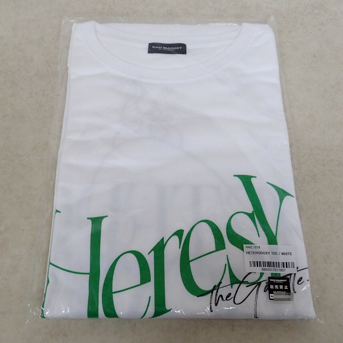the GazettE HETERODOXY Tシャツ　ガゼット 未開封 the GazettE Tシャツ HETERODOXY TEE WHITE 白 - メルカリ