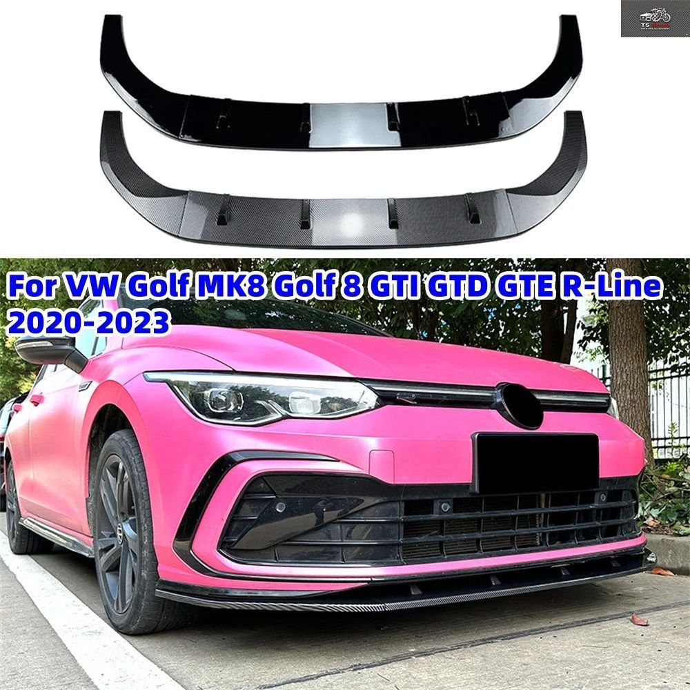 フォルクスワーゲンVWゴルフ8 MK8 GTI GTE GTD Rライン2020-2024フロントバンパースポイラーウィンドナイフサイドスカートフロントリップカナードスプリッター - AliExpress 34 フロントバンパー、 フロントバンパースポイラー VW ゴルフ 8 MK8 GTI GTD GTE Rline 2020-2023 用