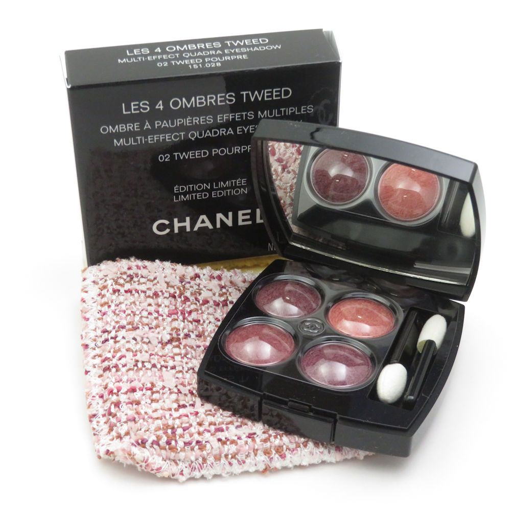 シャネル アイシャドウ レ キャトル 02 ツイード プールプル 新品未使用 未使用 CHANEL シャネル レ キャトル オンブル ツイード 02 アイ