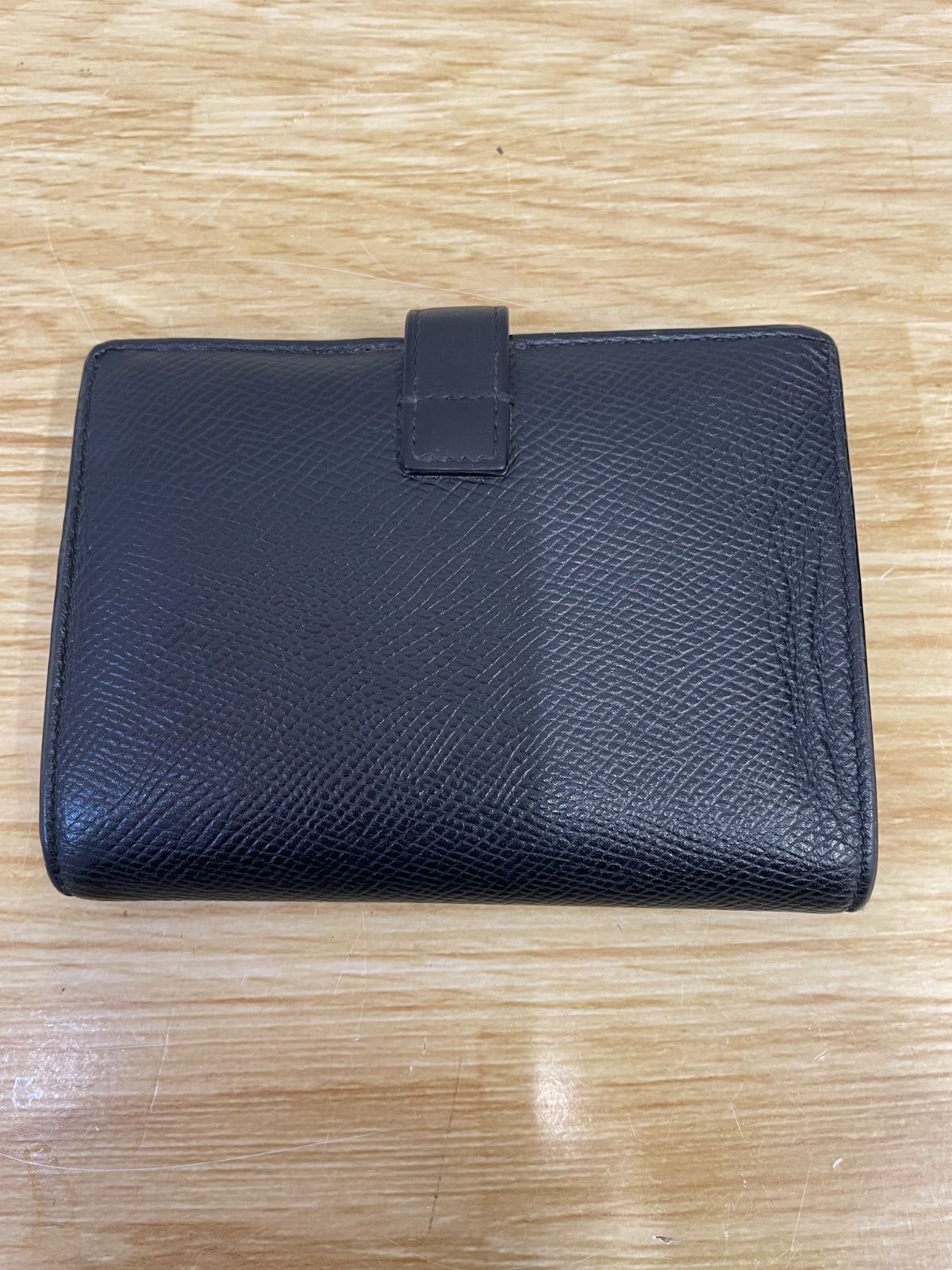 □セリーヌ CELINE ミディアム ストラップ ウォレット 二つ折り財布