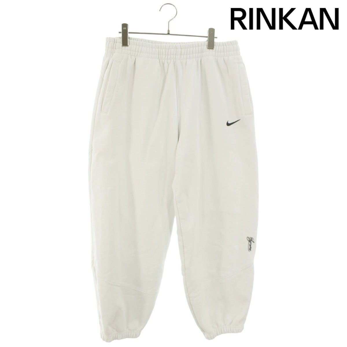 シュプリーム ×ナイキ NIKE  25SS  HF9630-121 ロゴワッペンスウェットロングパンツ メンズ M