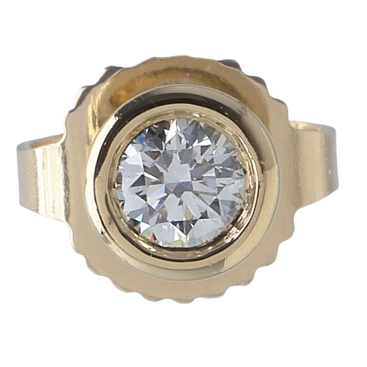 ティファニー ダイヤ ピアス バイザヤード 0.16ct 枠 4.2mm AU750YG