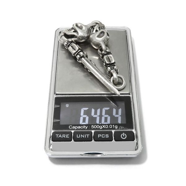 【美品】TRAVIS WALKER トラヴィスワーカー 2CROSS&2SKULL LINKS WITH DAGGER WALLET HANGER ウォレット ハンガー 定価34.5万 47759 美品】TRAVIS WALKER トラヴィスワーカー 2CROSS&2SKULL LINKS WITH