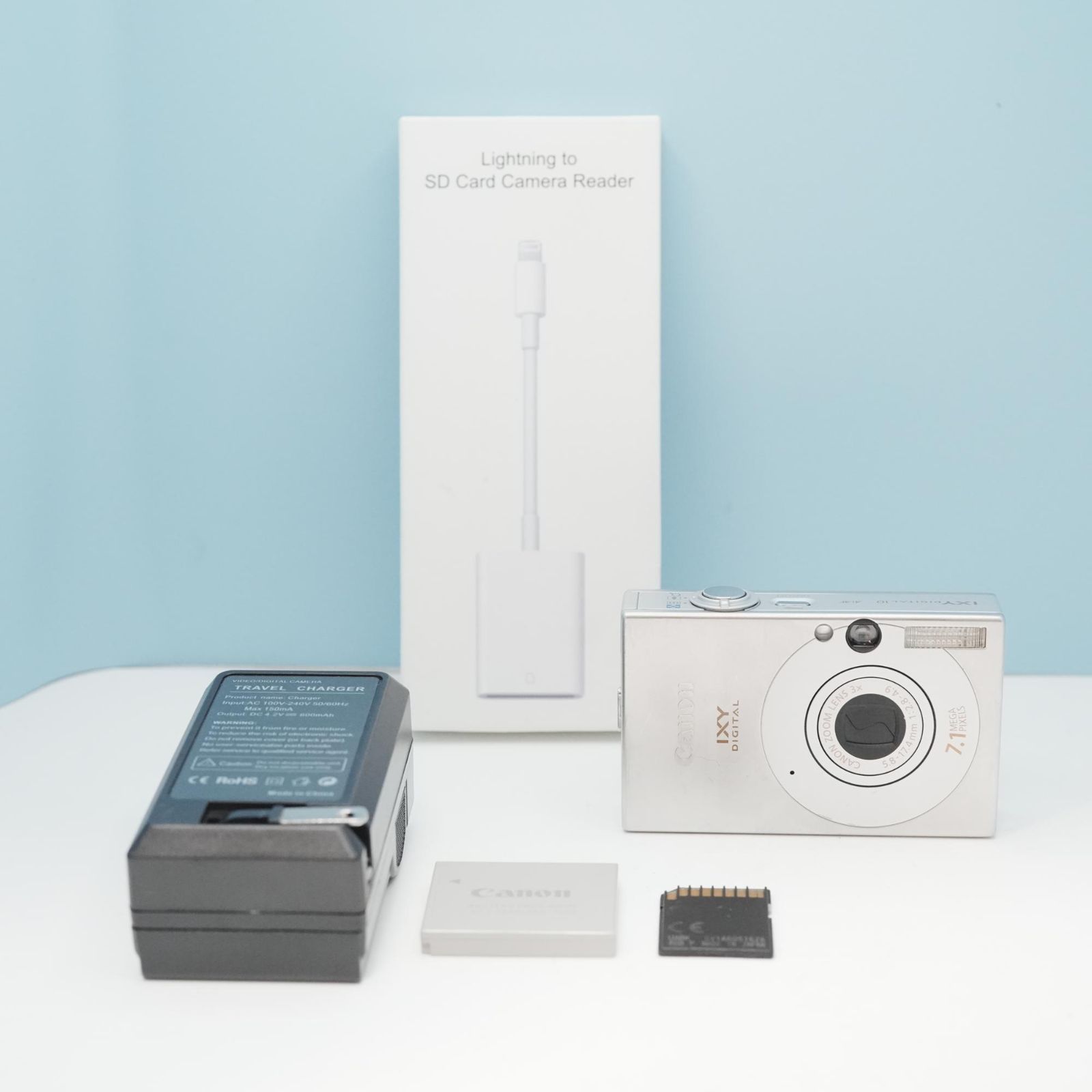 Canon IXY DIGITAL 10 デジカメ スマホ転送OK フルセット 美品 a6301
