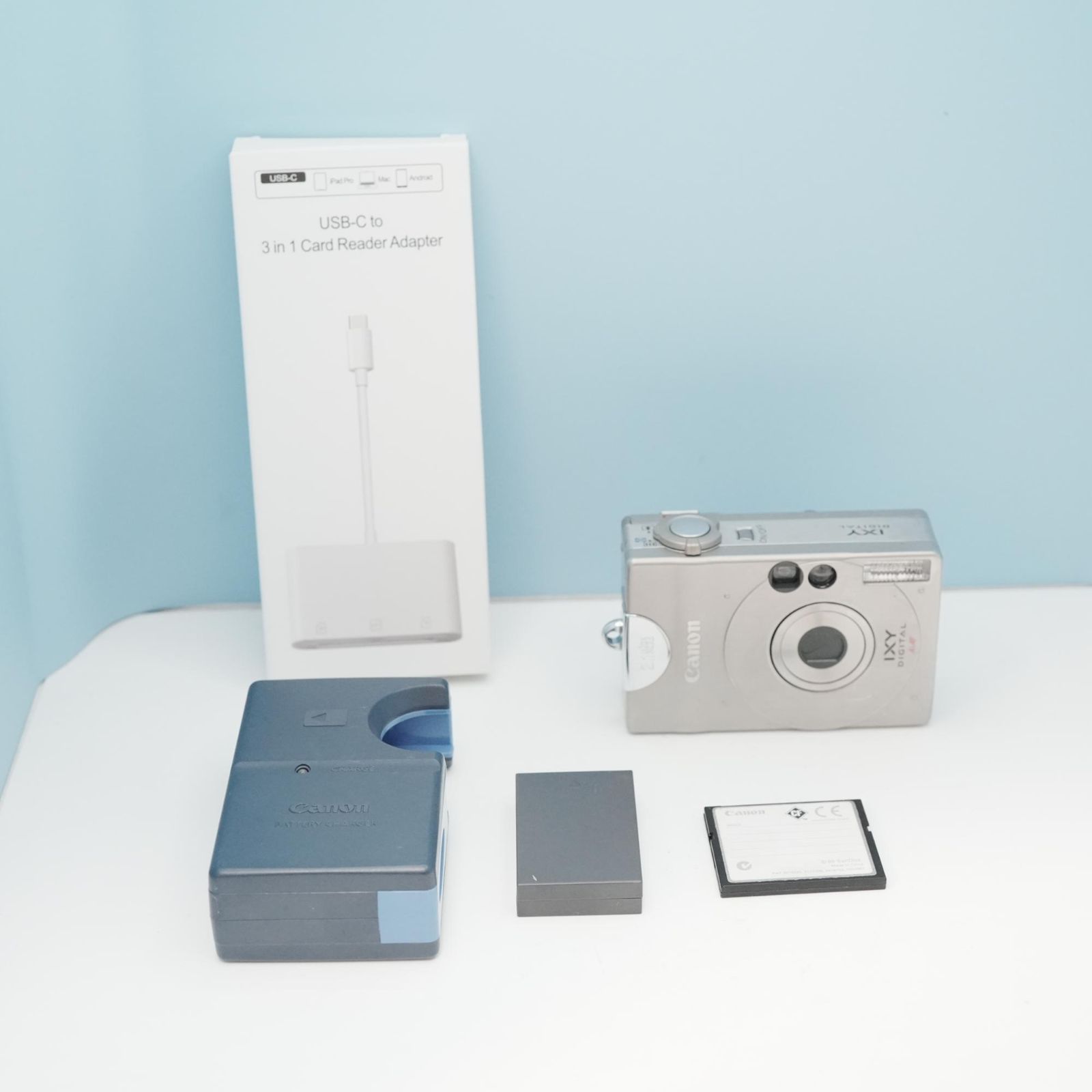 Canon IXY DIGITAL デジカメ スマホ転送OK フルセット 美品 a6298