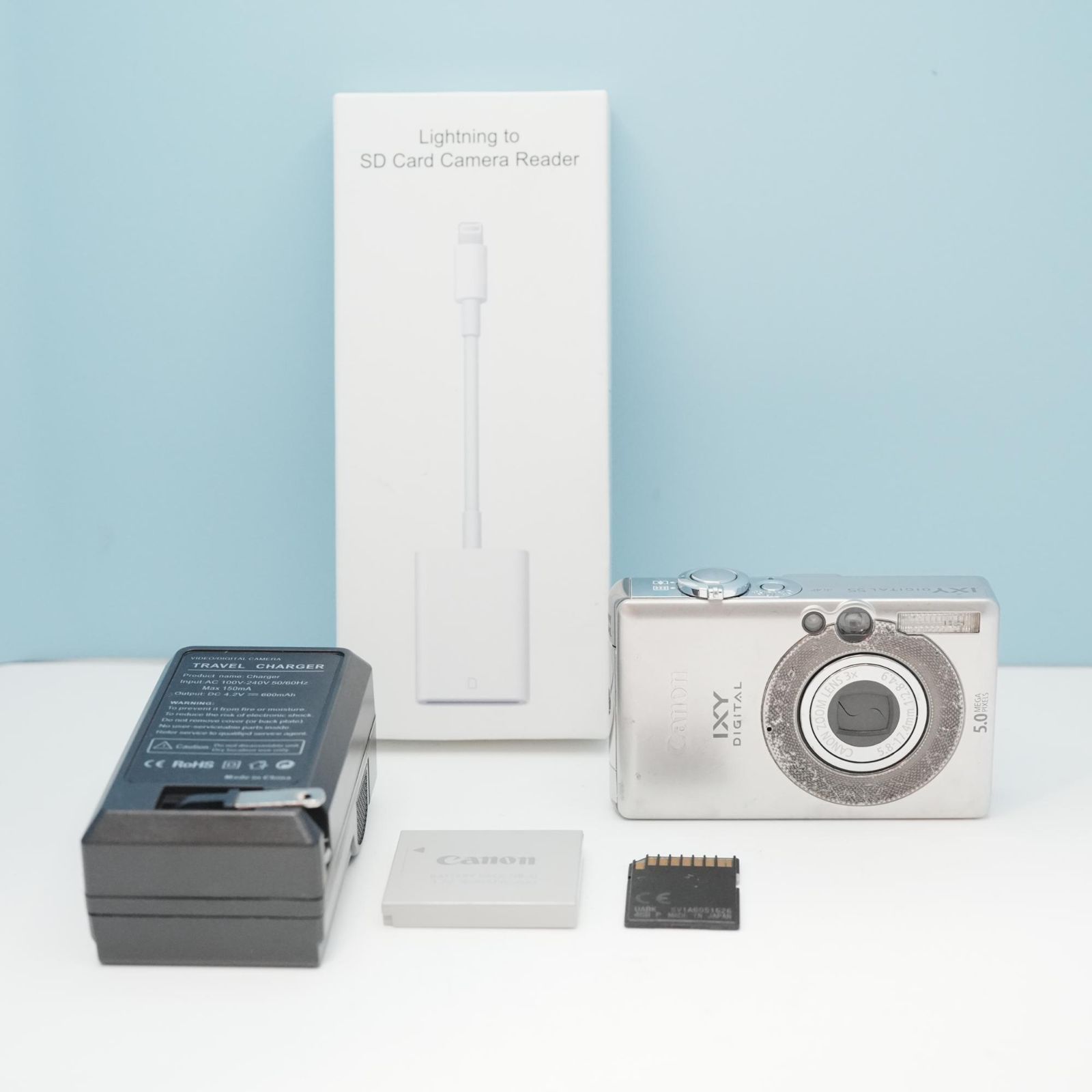 Canon IXY DIGITAL 55 5.0メガピクセル Canon IXY Digital 55 5.0 mp Silver (2) – Digisnap